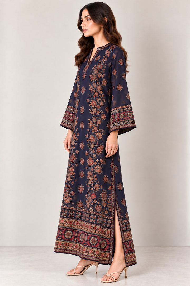 Midnight Heritage Kaftan