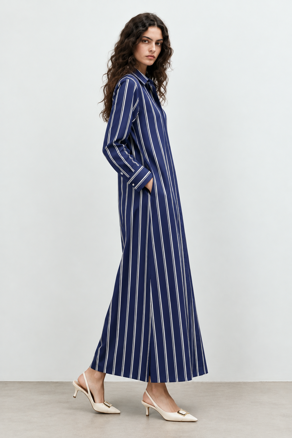 Sapphire Stripe Dress