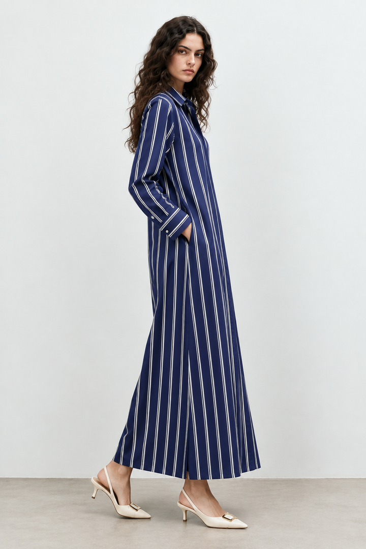 Sapphire Stripe Dress