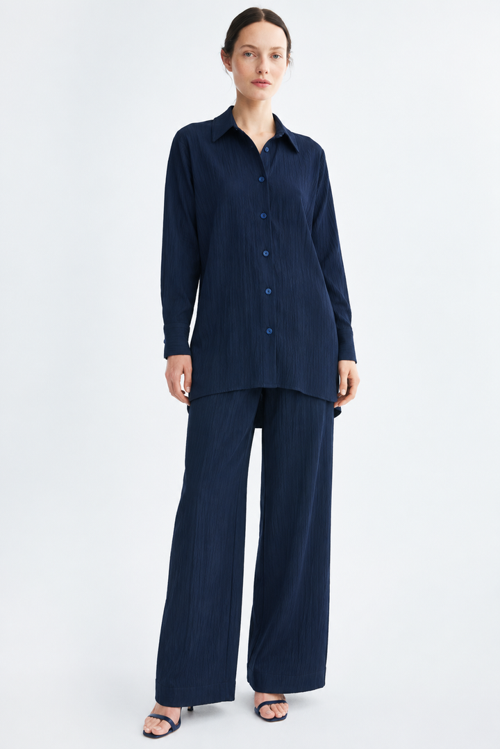 Navy Blue Co Ord Set