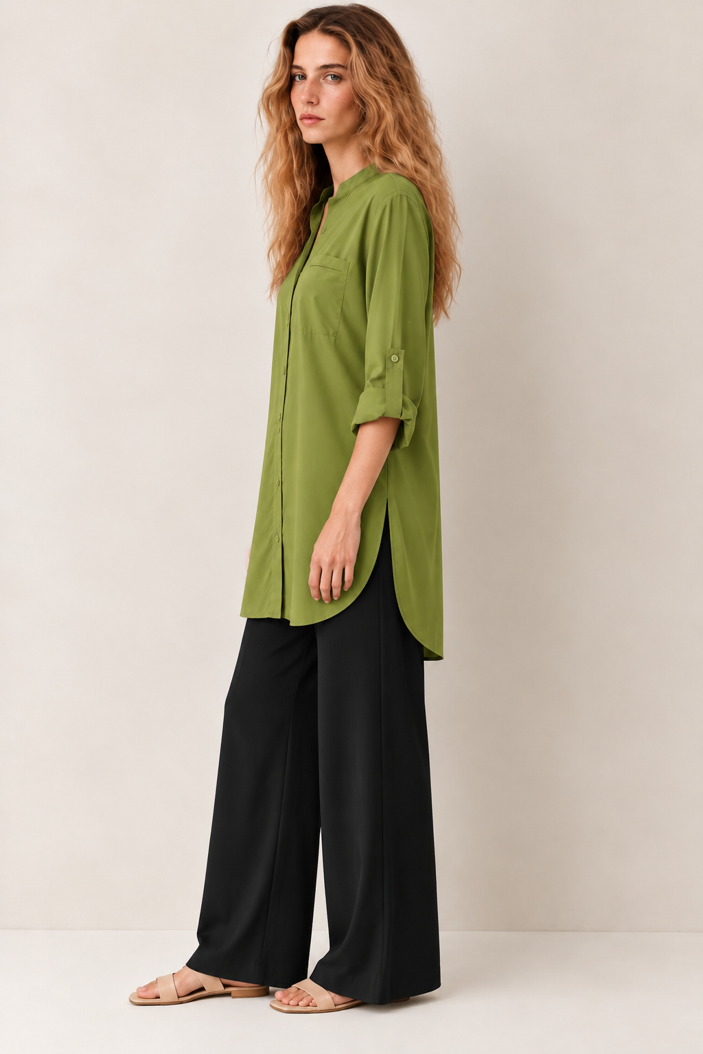 Olive Green Shirt