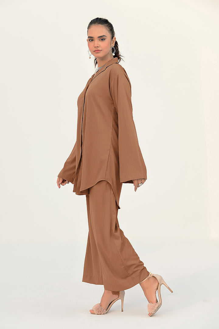 Pastel Brown Co Ord Set