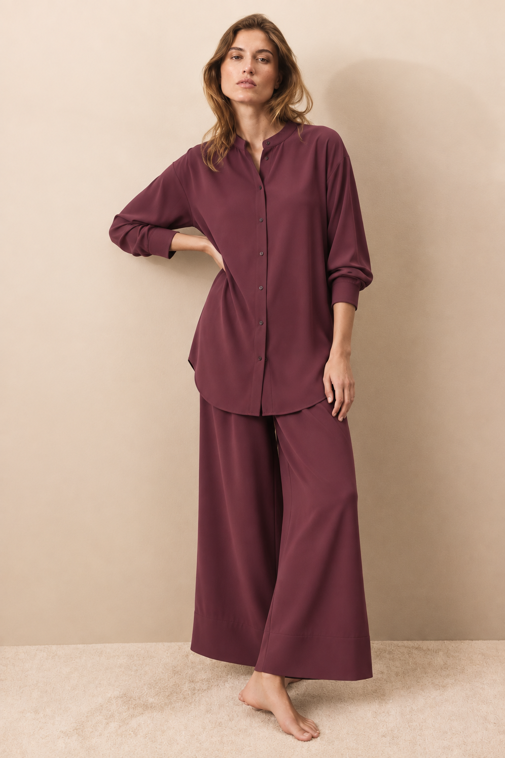 Plum Flow Co-ord Set