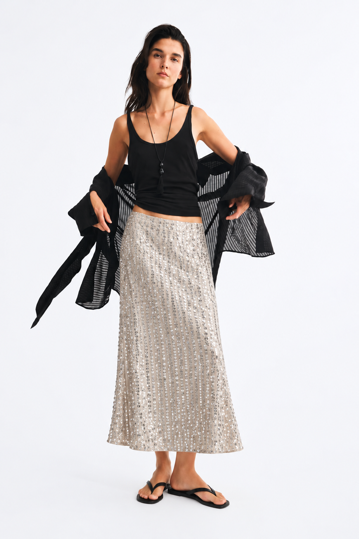 Starlight Sequin Skirt