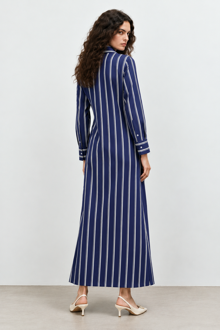 Sapphire Stripe Dress