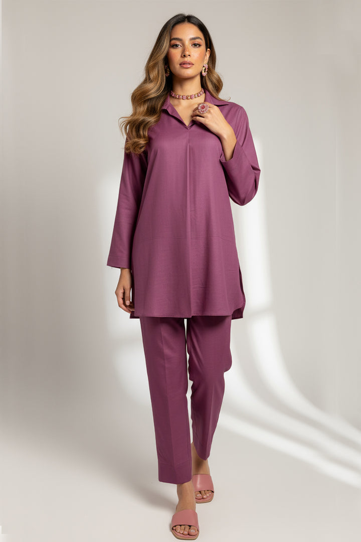 Khaddar Co Ord Set- 06