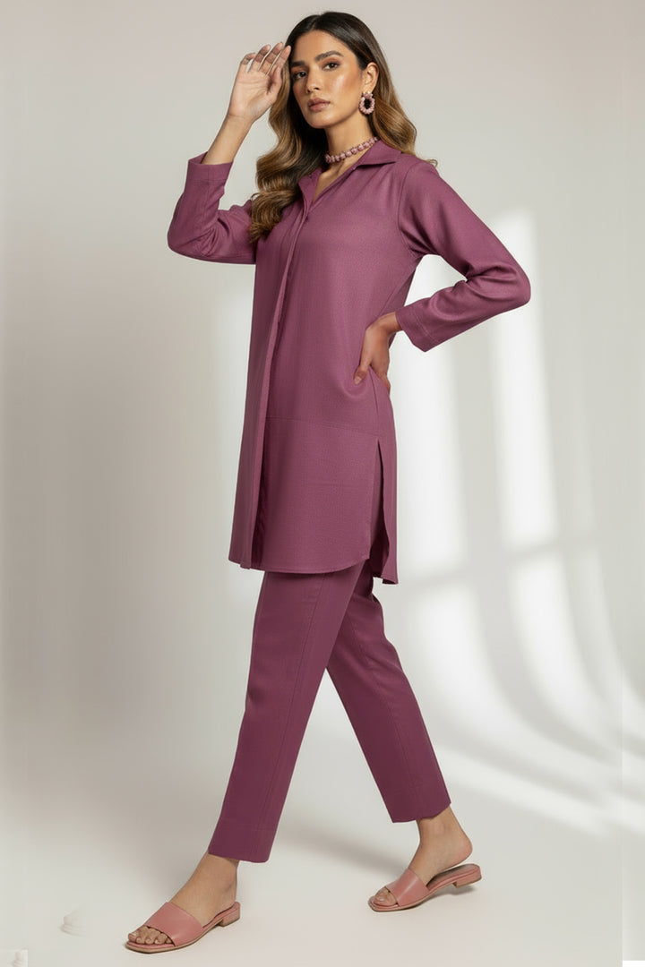 Khaddar Co Ord Set- 06