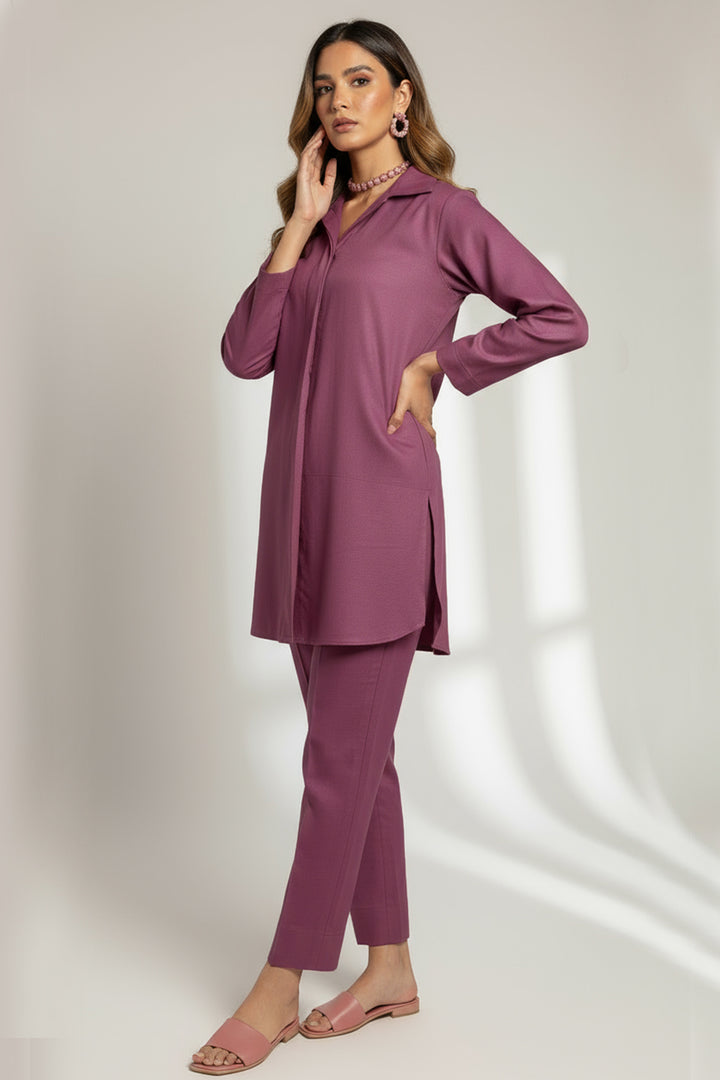 Khaddar Co Ord Set- 06