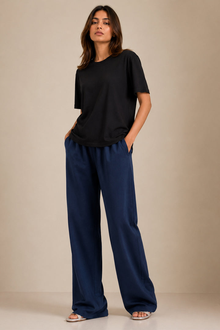 WIDE LEG FLARED TROUSER