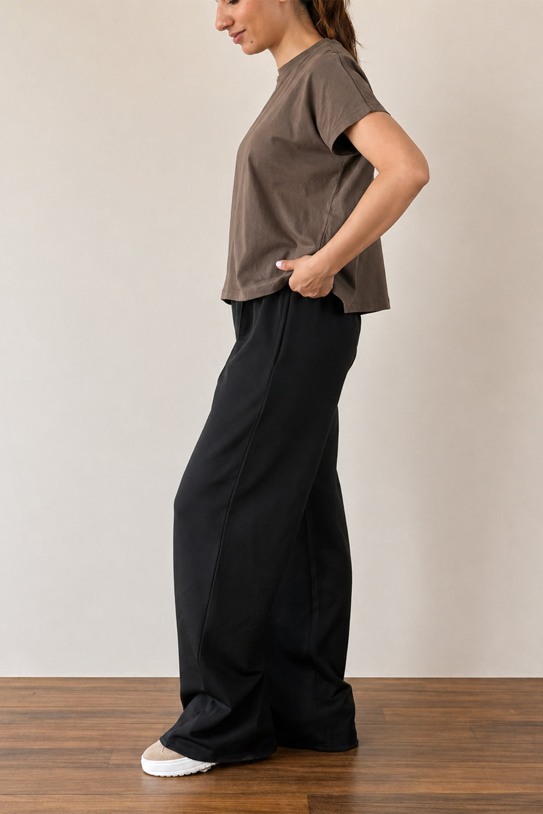 WIDE LEG FLOW TROUSERS
