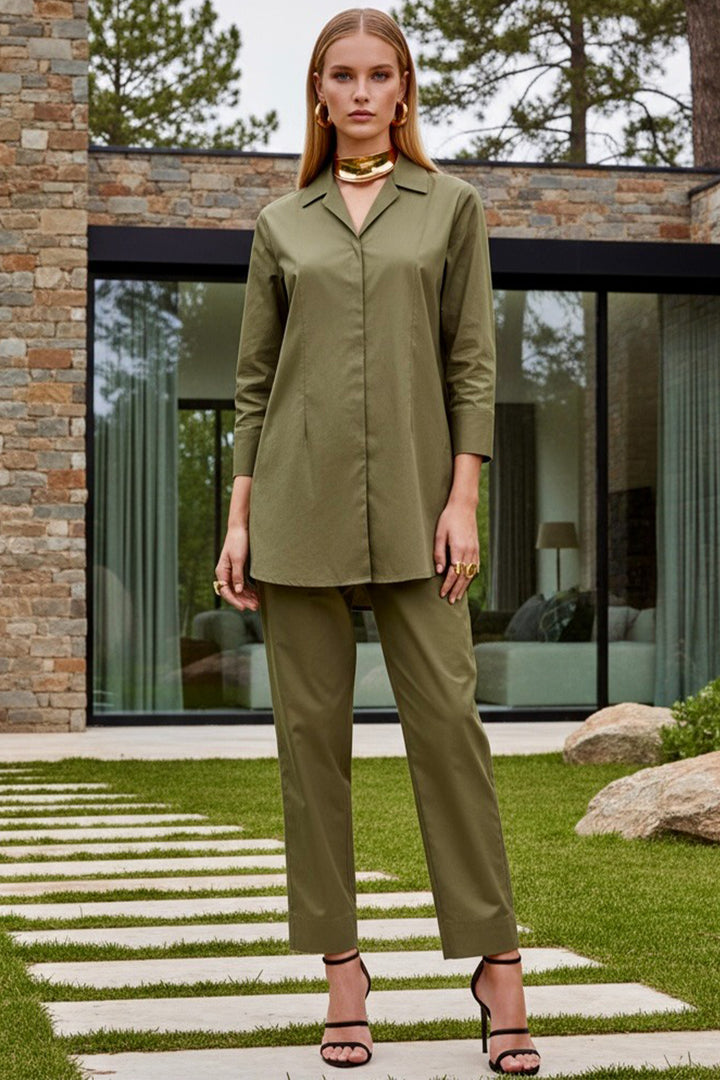 2 Pcs Cambric Co Ord Set