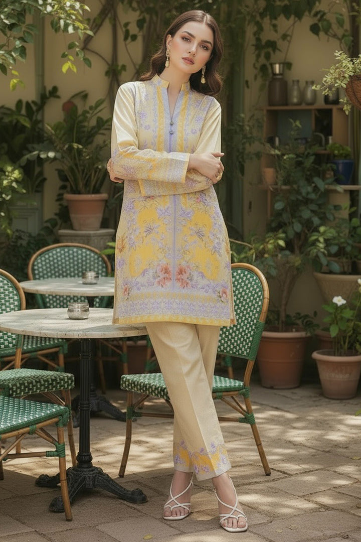 2 Piece Printed  Suit - 58