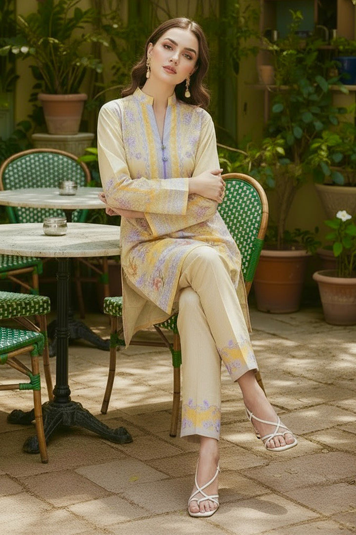 2 Piece Printed  Suit - 58