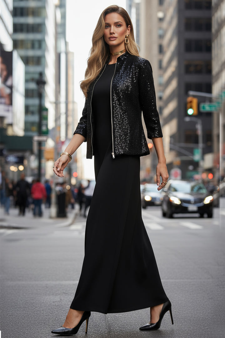 Elegant Layered Dress - 01