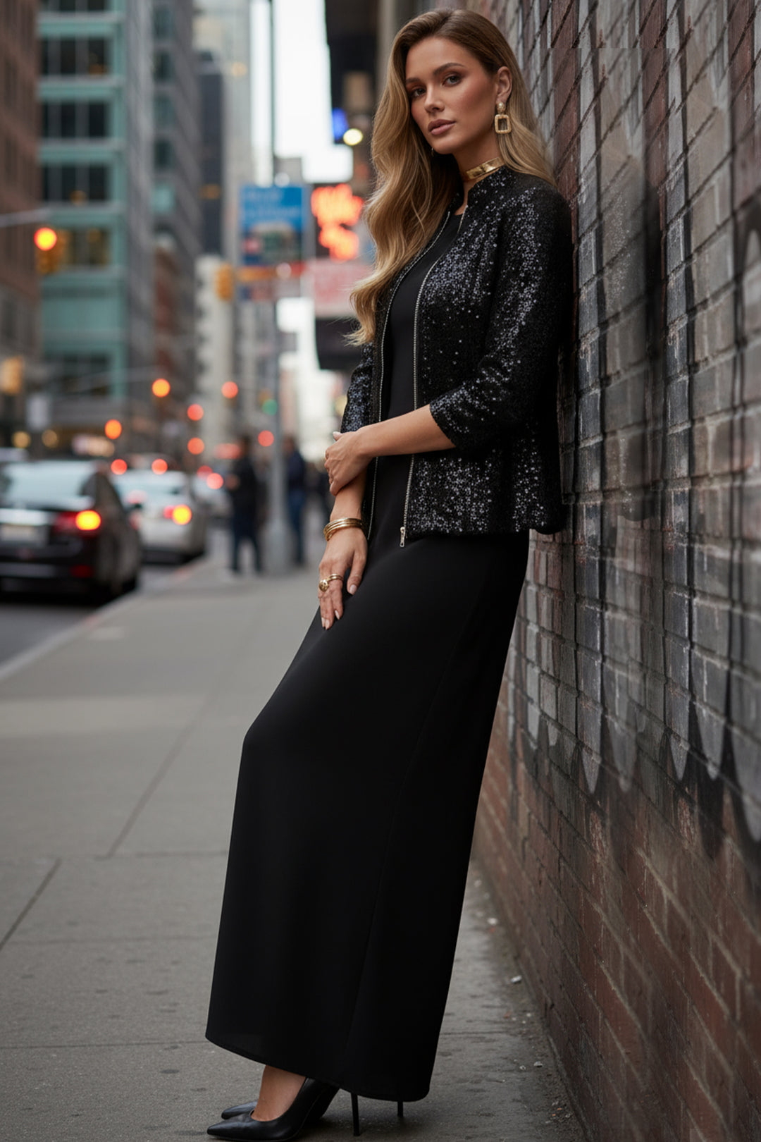 Elegant Layered Dress - 01