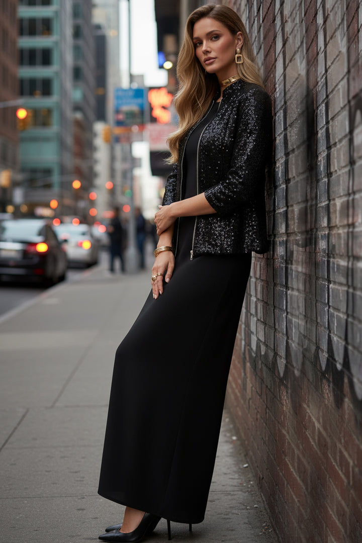 Elegant Layered Dress - 01