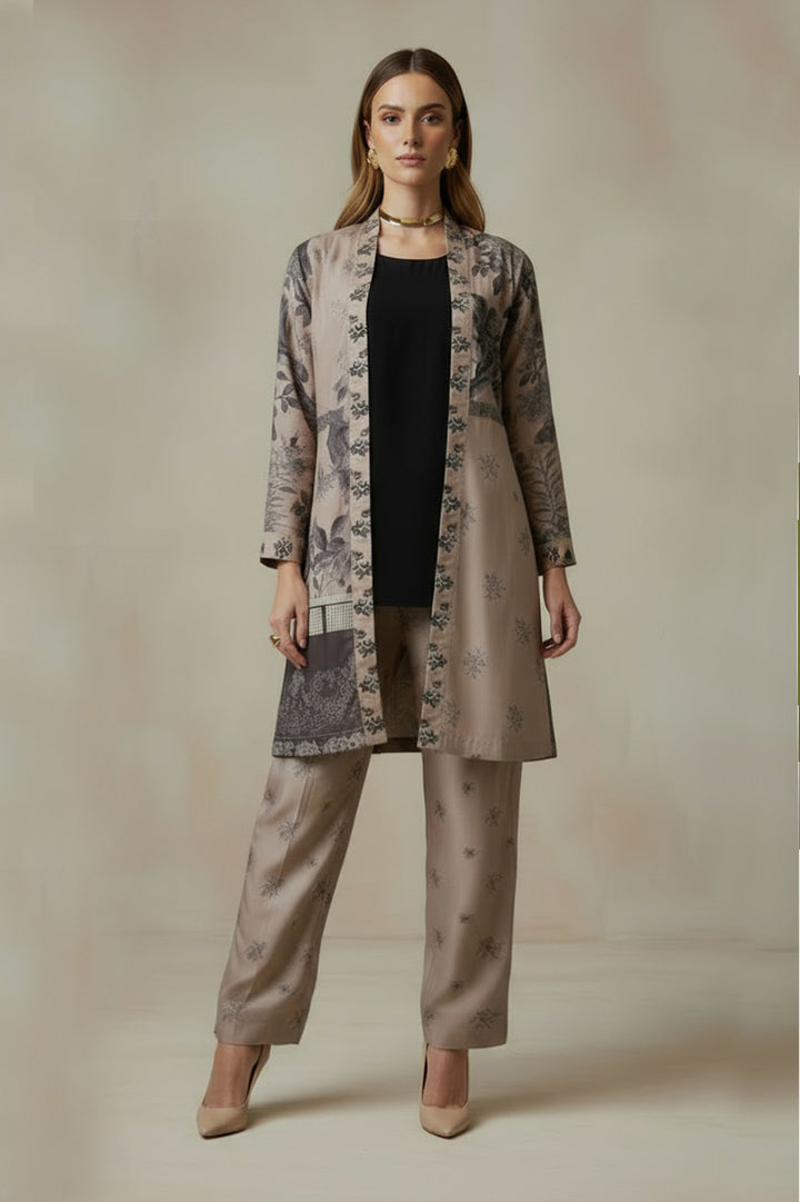 Printed Layered Dress