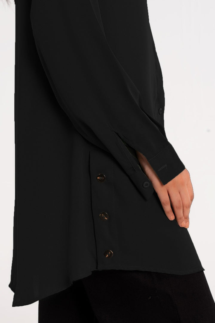 Black crepe Top - 02