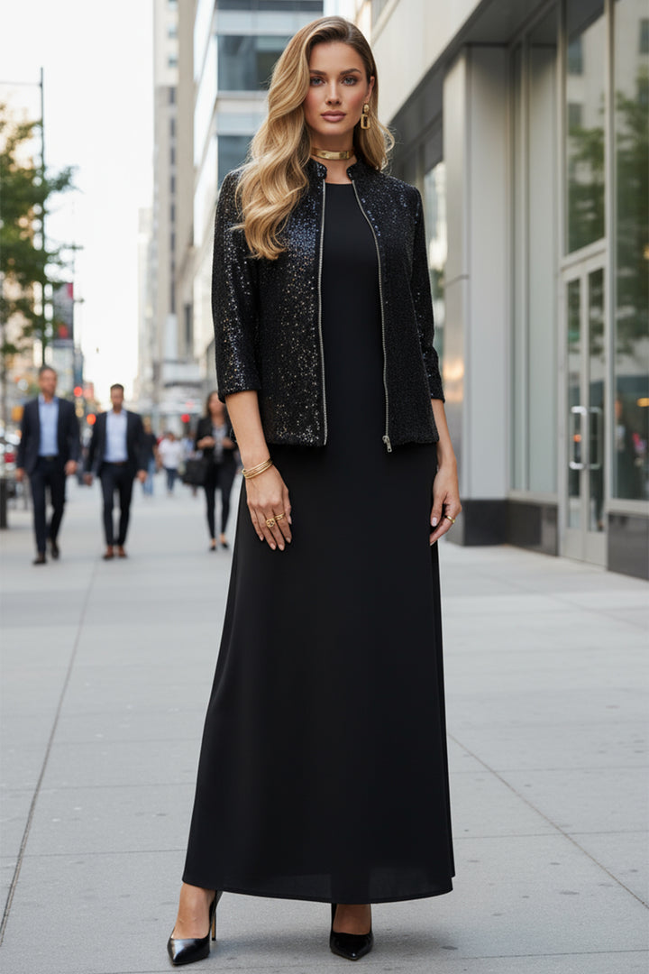 Elegant Layered Dress - 01