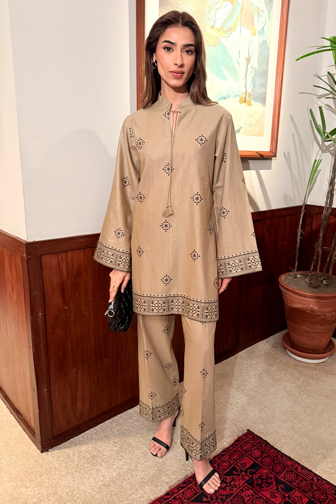 Printed Co ord set - 090