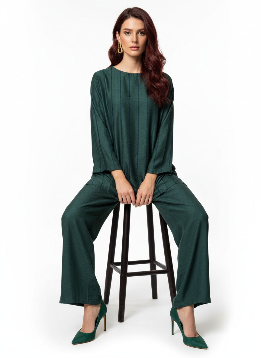 Bottle Green Co Ord set - 030