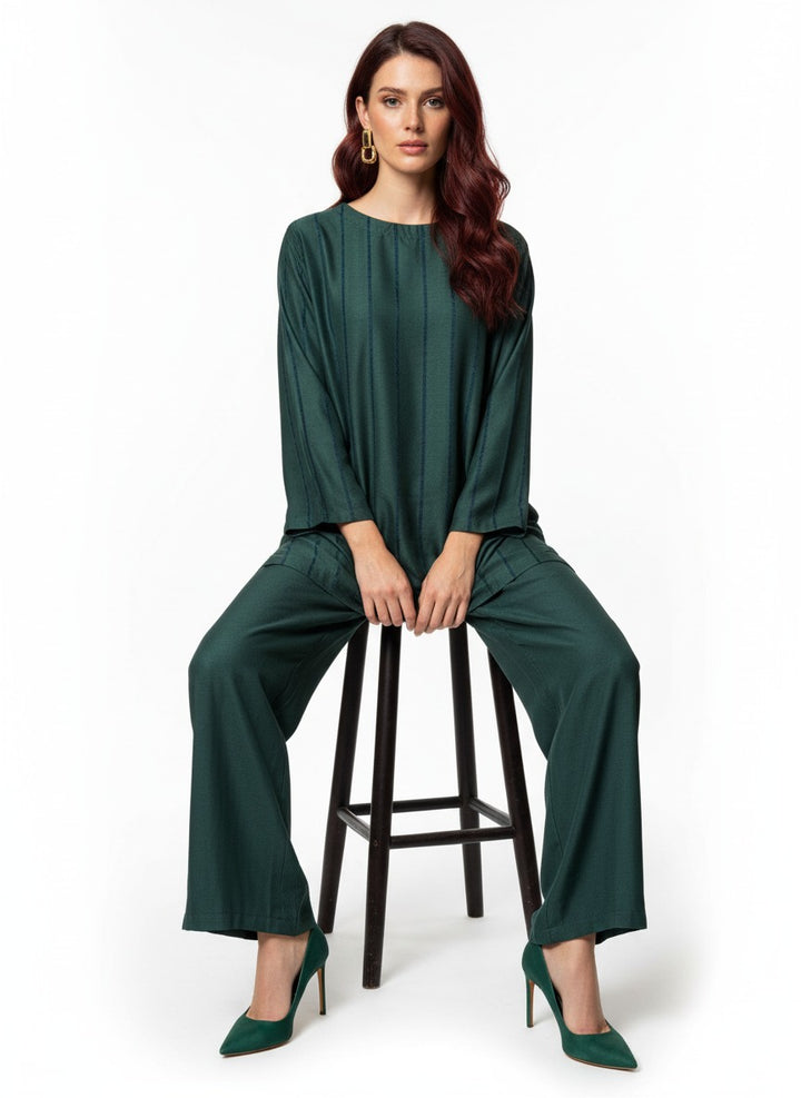 Bottle Green Co Ord set - 030