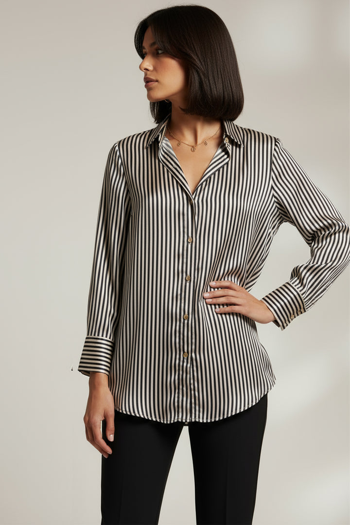 Printed Silk Top - 11