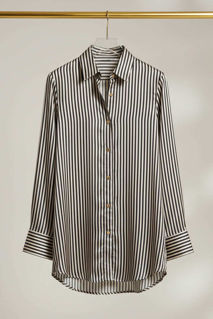 Printed Silk Top - 11