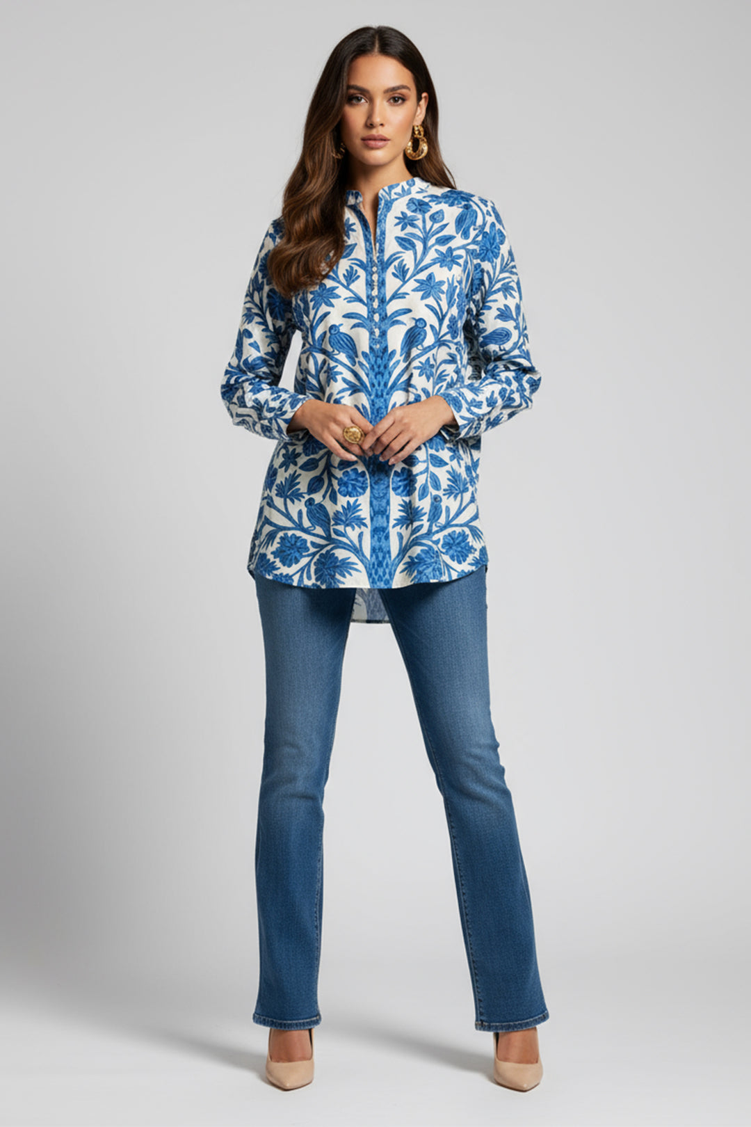 Blue Botanica Top