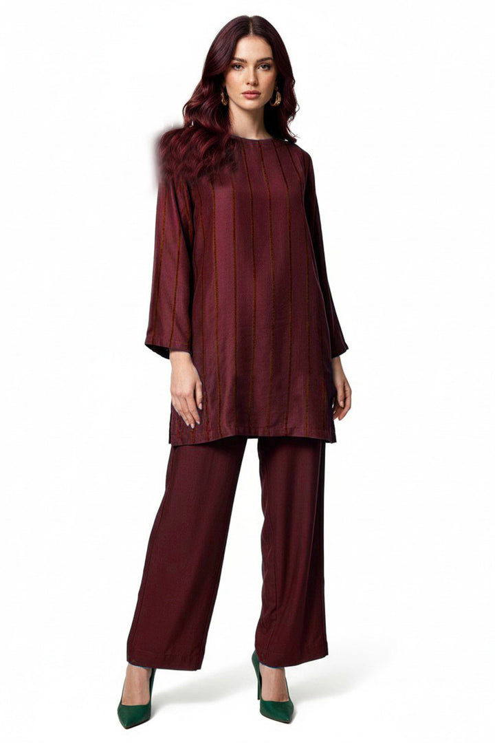 Maroon Co Ord set - 030