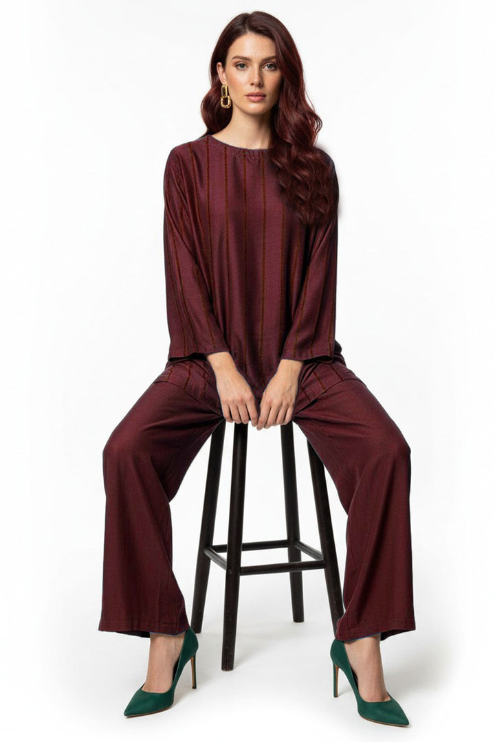 Maroon Co Ord set - 030