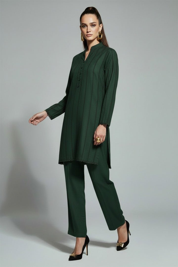 Bottle Green Dress - 01