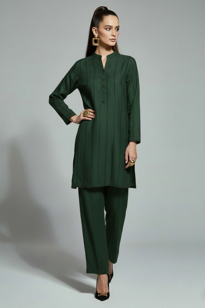 Bottle Green Dress - 01