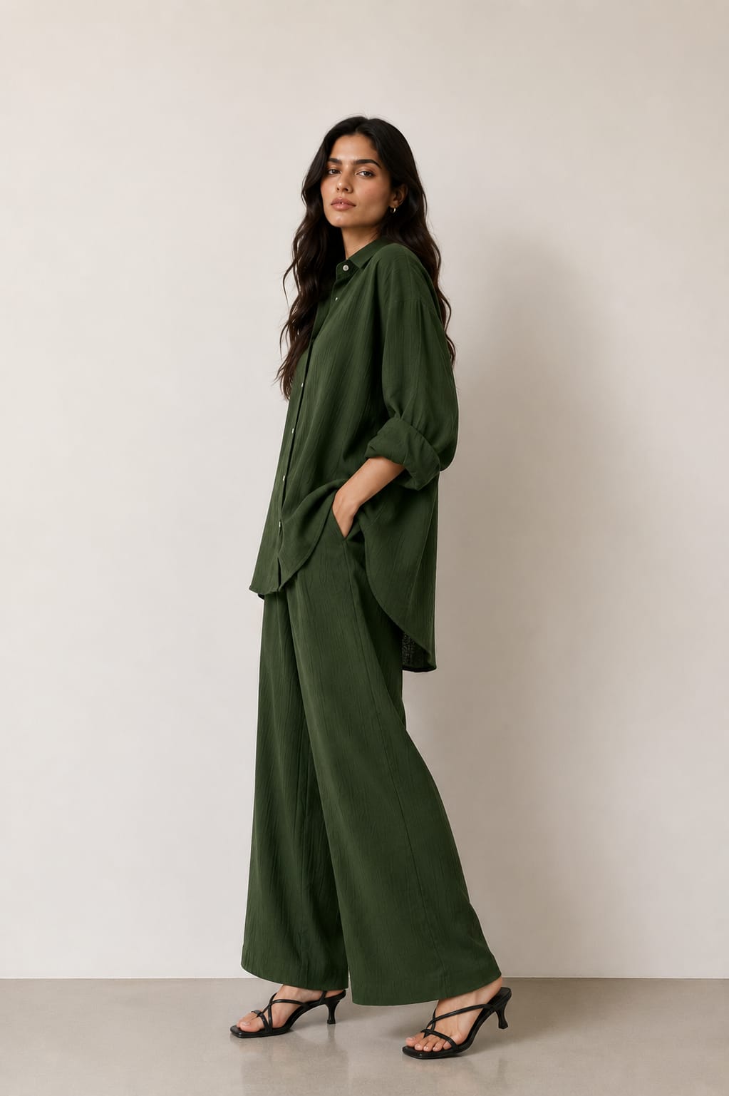 Green Co Ord Set - 03