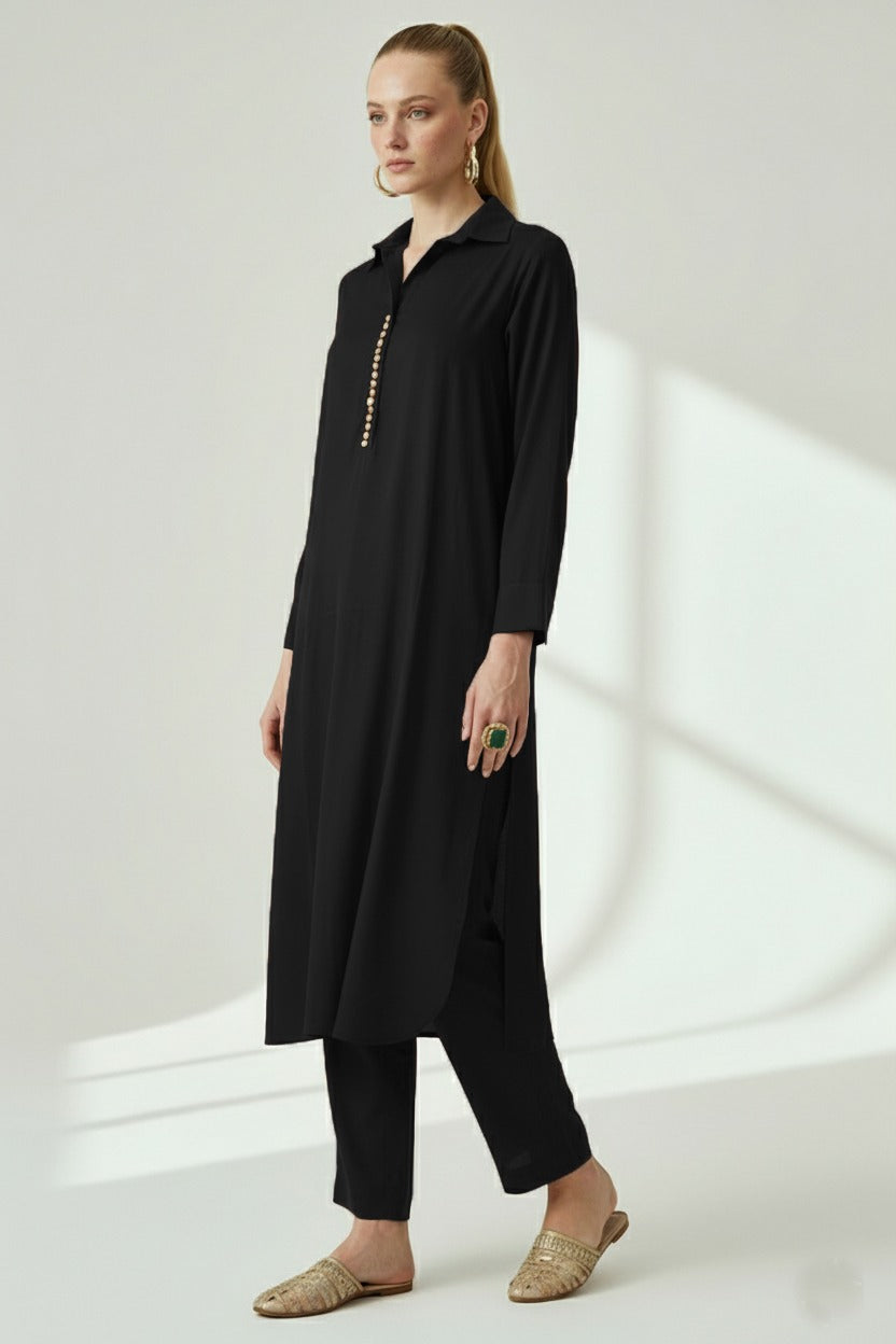 Studded Black Shirt