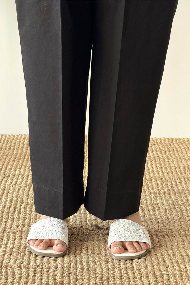 Black Plain Trouser