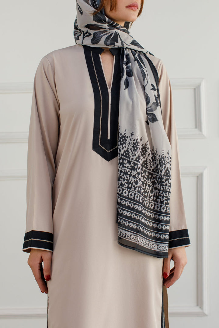 Beige Dress - Peach Republic