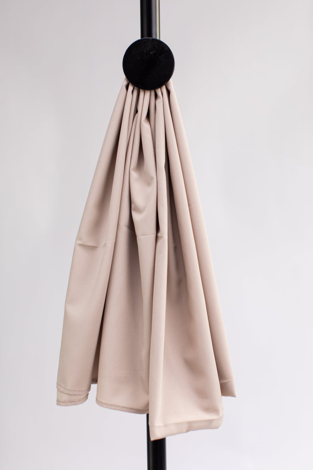 Beige Plain Scarf - Peach Republic