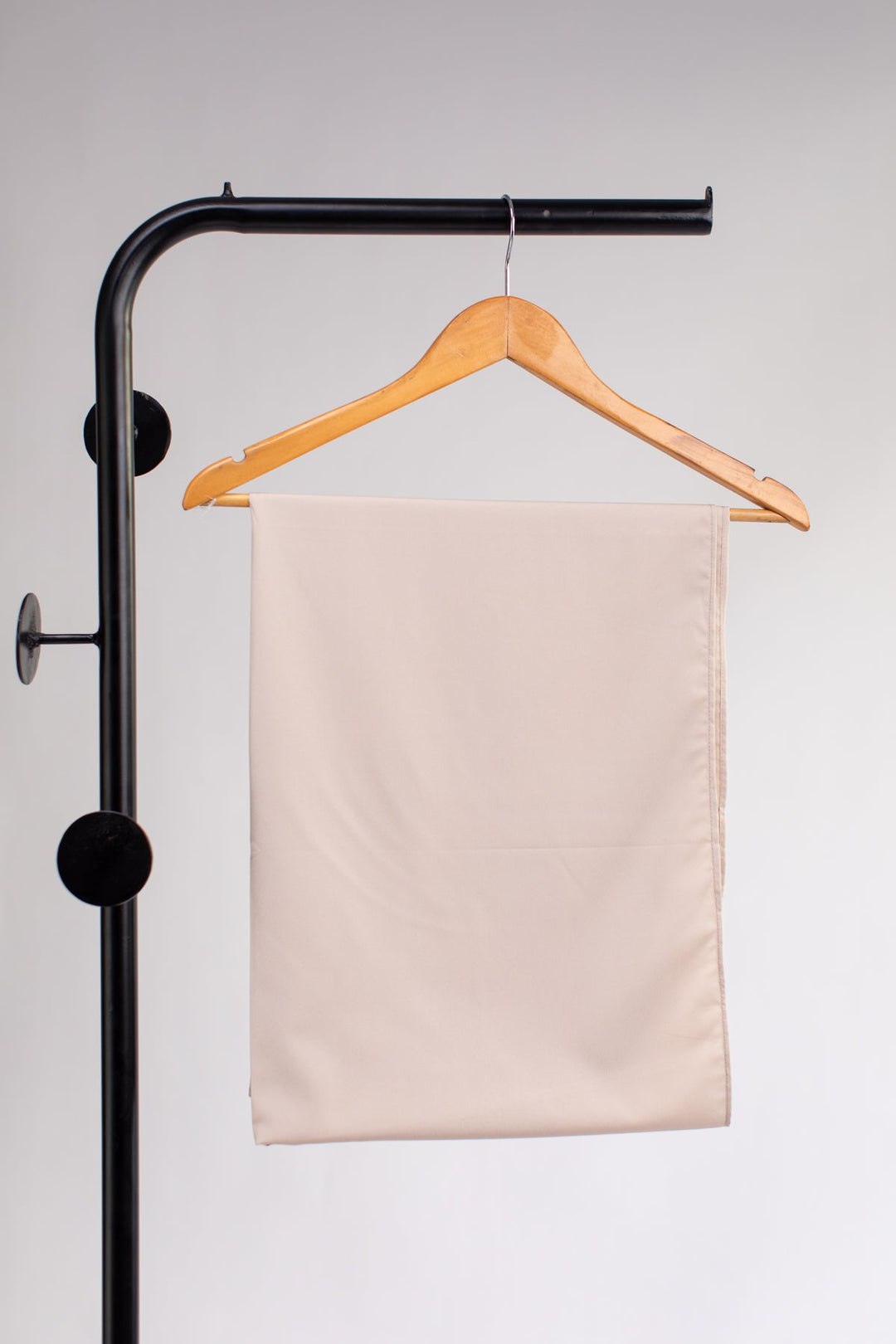 Beige Plain Scarf - Peach Republic