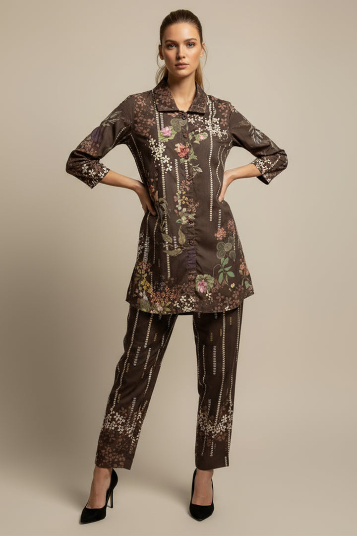 2 Piece Printed  Co Ord set - 75