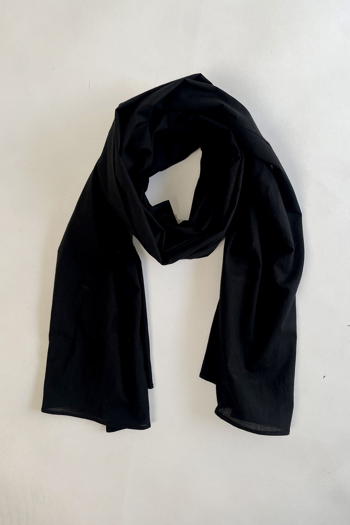 Black Cambric Scarf - Peach Republic