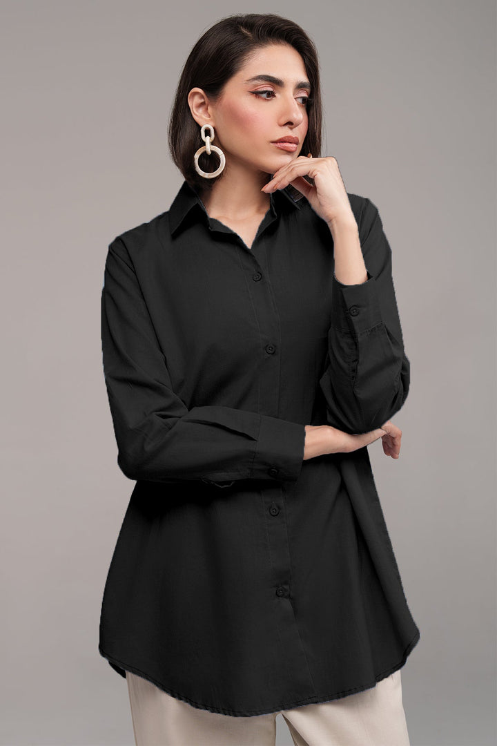 Black Cambric Top - Peach Republic