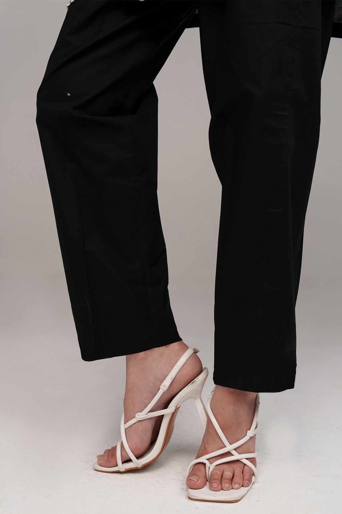 Black Embroidered Co Ord Set - Peach Republic