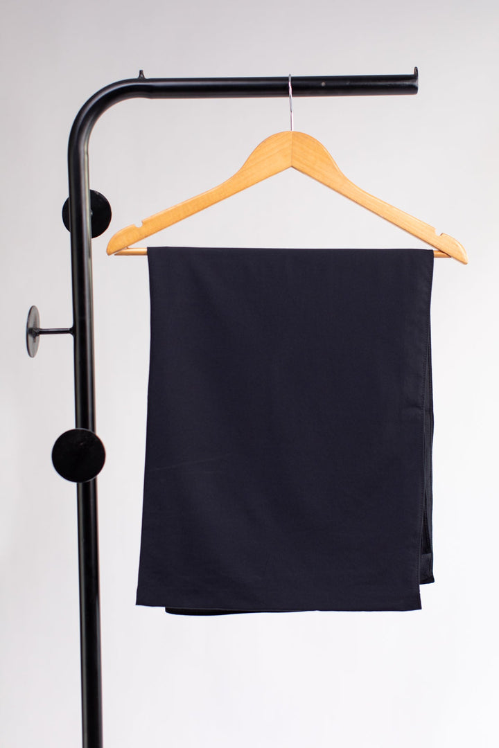 Black Plain Scarf - Peach Republic