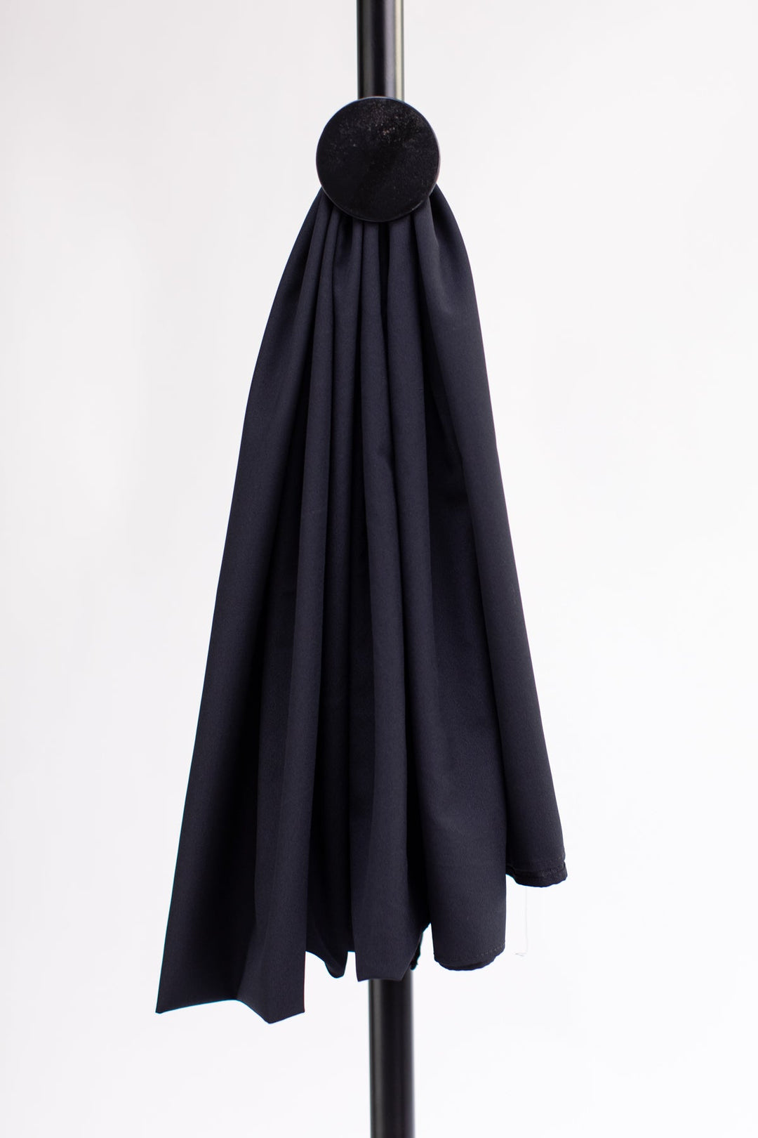 Black Plain Scarf - Peach Republic