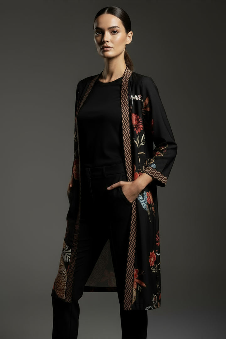 Printed Layered Dress - 01