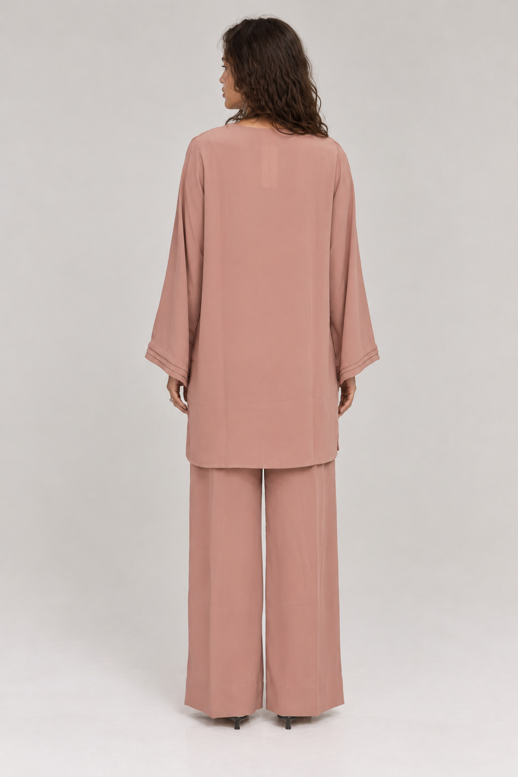 Blush Relaxed Fit Set back view