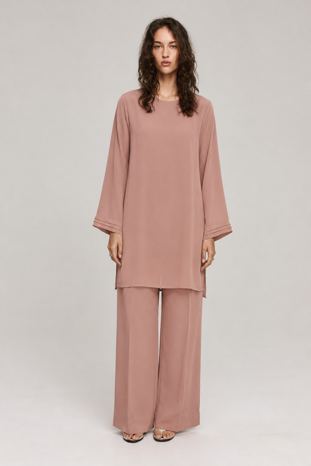 Blush Relaxed Fit Set front view