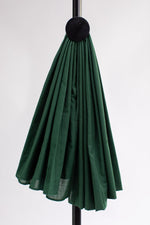 Bottle Green Cambric Scarf - Peach Republic