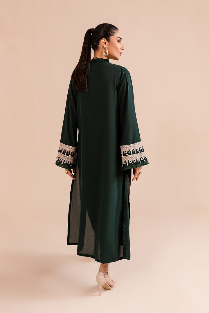 Bottle Green Classic Lace Dress